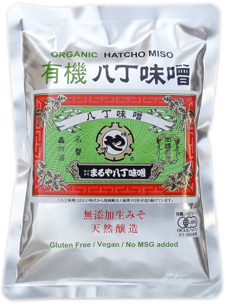 無添加八丁味噌５００ｇ○天然赤だし八丁味噌（まるや）☆有機JAS（無